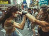 キャットファイト　26年07月29日　沖縄県　オリジナル　1本から購入OK　#キャットファイト　#路上喧嘩　#女の喧嘩　　　