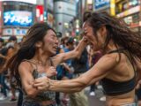 キャットファイト　26年09月22日　宮崎県　オリジナル　1本から購入OK　#キャットファイト　#路上喧嘩　#女の喧嘩　　　